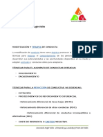 LLISTAT - TÉCNICAS de Modificació de Conducta