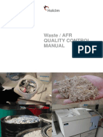 AFR Quality Control Manual