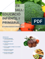 El Malbaratament Alimentari. Projecte de Treball: Educació Infantil I Primària.