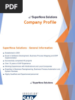 SuperNova Solutions - Company Profile