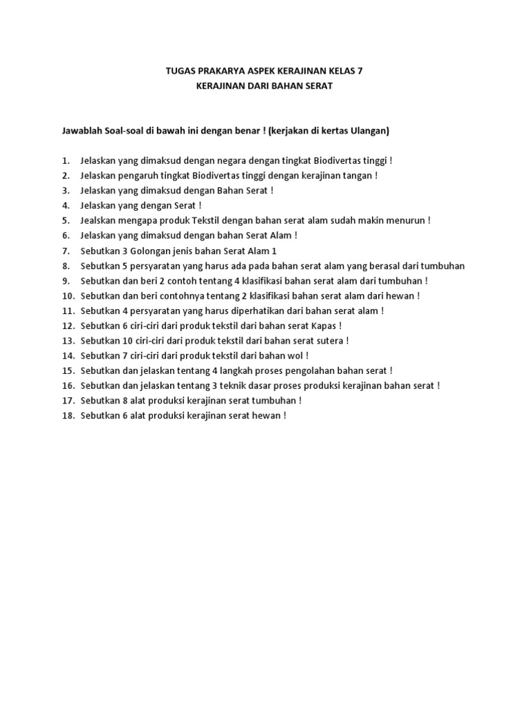 103233 Tugas Prakarya Kerajinan Serat 1