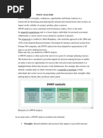 Departmental SWOT Analysis Template HR  Swot Analysis 