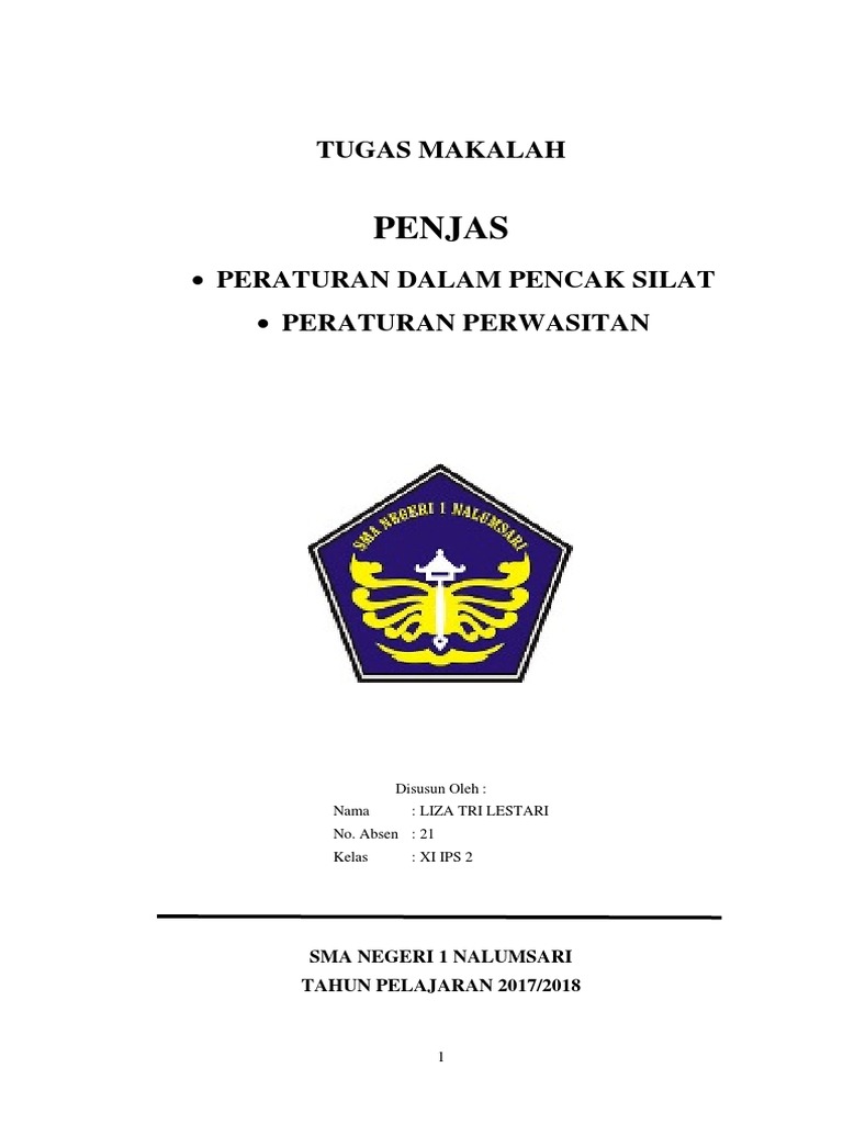 Makalah Penjas Silat Ivonnita