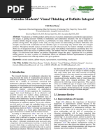 Visual Thinking of Definite Integral