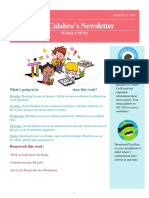 Weebly Newsletter Word