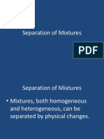 Separation of Mixtures