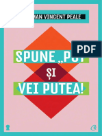 Norman Vincent Peale - Spune POT Si Vei Putea