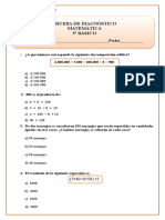 diagnostico 5º Básico