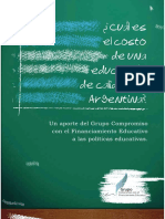 Cual Es El Costo de Una Educacion de Calidad en Argentina