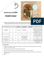Mediterranean Falafel Salad: Prep Instructions