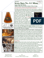 Single Malt Whisky Seven Stars Mizar Productsheet En