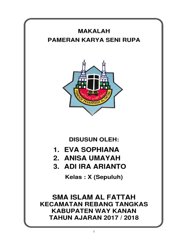 Makalah Pameran Karya Seni Rupa - Riset