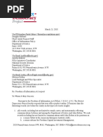 FOIA Request to the Department of Justice Regarding Communications with John Bolton