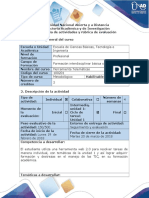 Guía de Actividades y Rúbrica de Evaluación - Ciclo de Tarea 1 Unidad 1