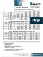 PRICE LIST