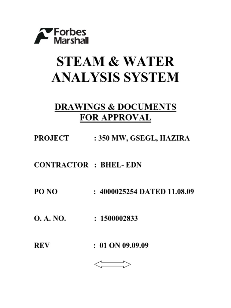 SWAS System Documentation for Power Plant | PDF | Valve | Pipe (Fluid ...