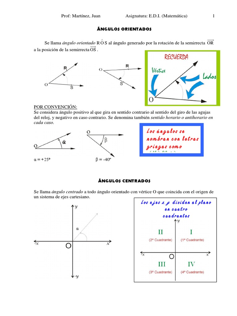 TRIGONOMETRÍA1 | Pi | Trigonometría