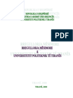 Rregullorja e UPT PDF