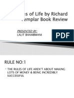 The Rules of Life by Richard Templar Book