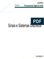 Processamento Digital de Sinais - Aula 1 - UEL