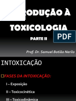 1-Introdução À Toxicologia II 2018