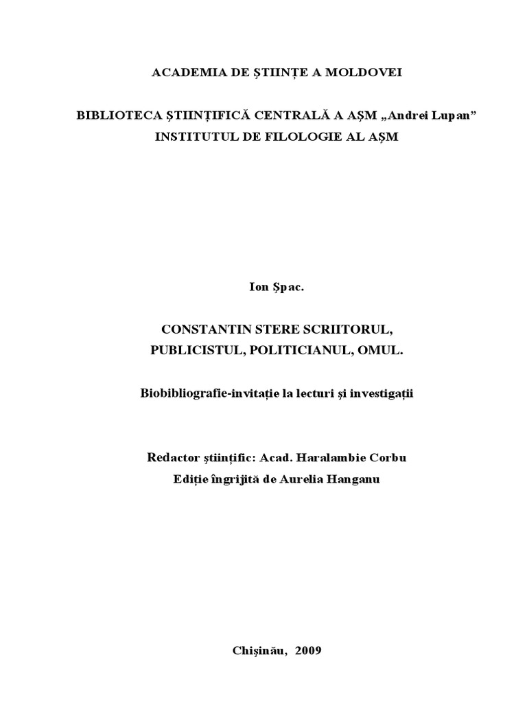 113217193 Constantin Stere Scriitorul Pdf