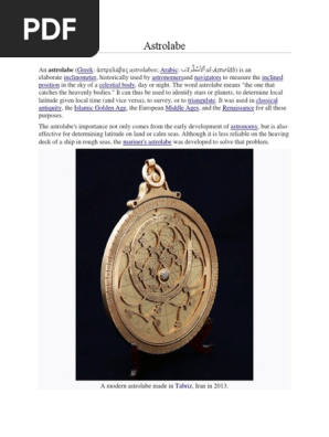 Astrolabe
