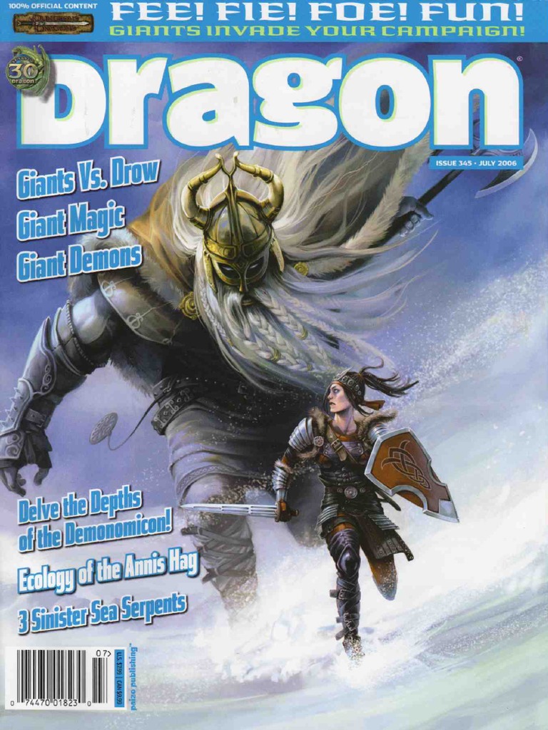New] [Delivery Free]1994 Dragon Magazine CREGUIAN