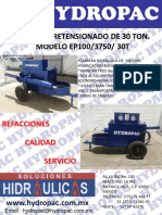 Ficha Tecnica EP100-3750-30T