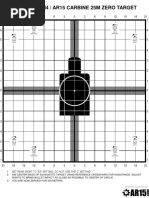 Improved Ar15 Optic Target 50m Minute And Second Of Arc Projectile Weapons