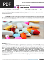 01 - Introdução à Farmacologia