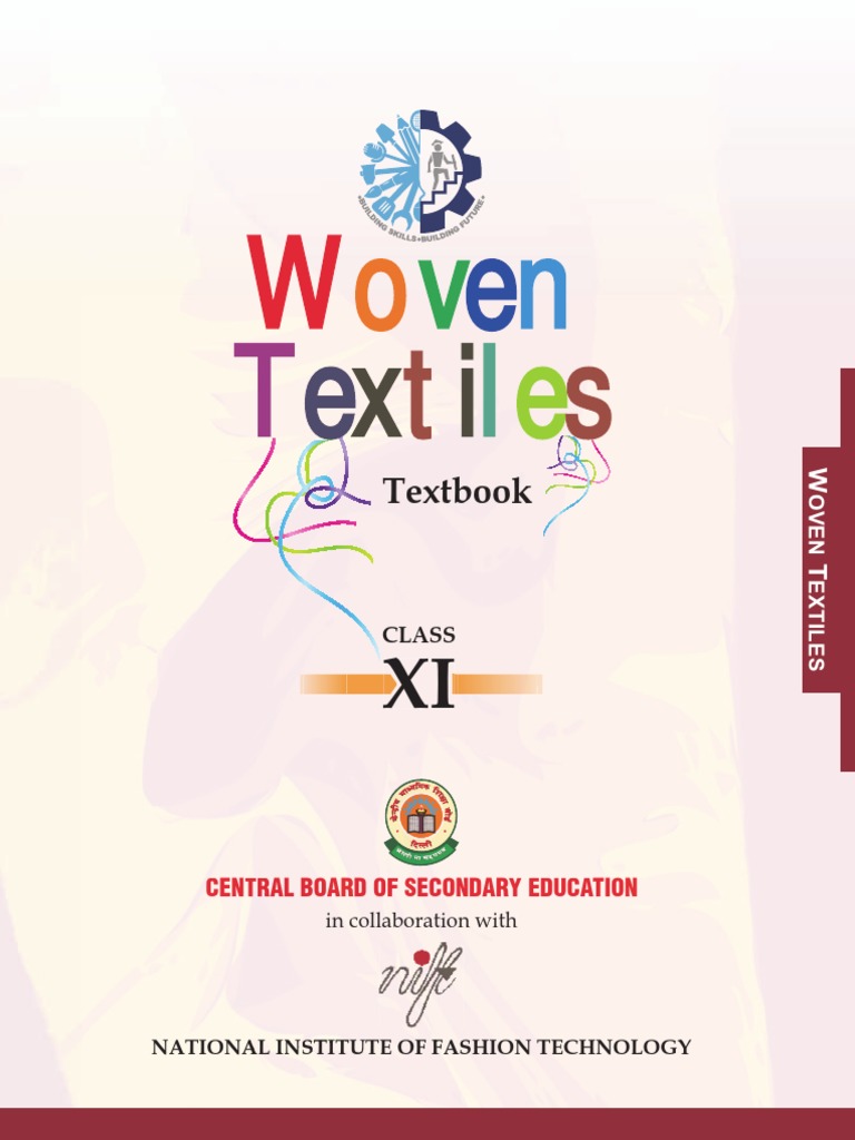 Woven Textiles Textbook PDF PDF Loom Weaving