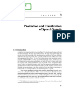 Production and Classification of Speech Sonds