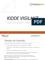 Paneles de incendio Kidde Vigilant VS4-G-SP y VS1-G-SP características y especificaciones