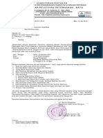 Undangan Klarifikasi Data Rehab Shorgum CV. Catur Karya Manunggal