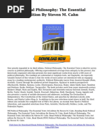 Download PDFnmd Political Philosophy the Essential Texts 3rd Edition by Steven M Cahn eBook PDF by leo dwi payana SN374901548 doc pdf