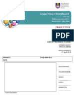 Group Project Storyboard Template