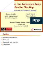 Rely I Transmission Line Automated Relay Coordination