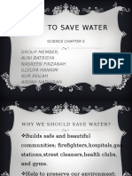 Ways to Save Water