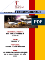 Garantias Jurisdiccionales - Constitucional