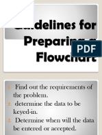 Guidelines For Preparing A Flowchart