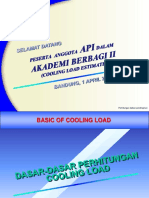 Akademi Berbagi II API (Cooling Load by Manual & Software)