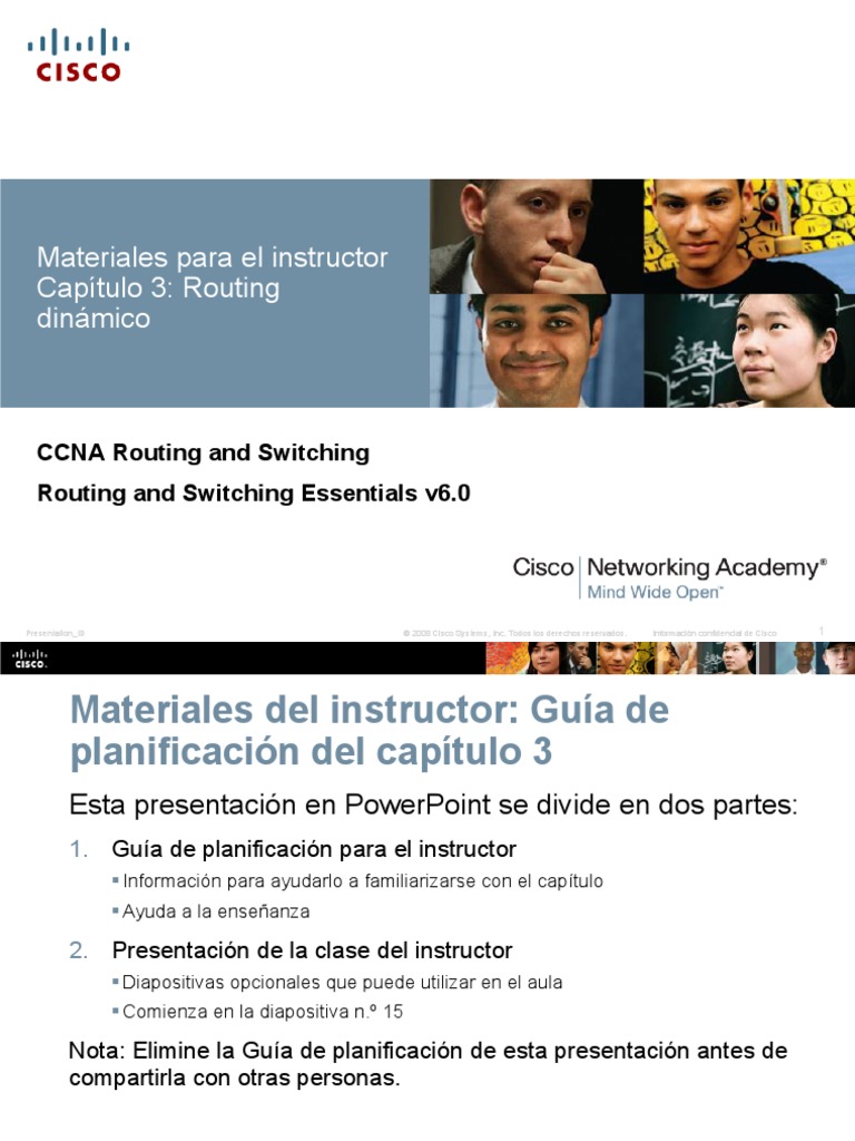 CCNA2 Material Instructor Capitulo 3 | PDF | Enrutador (Computación ...