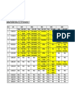 Jadwal Kuliah Kelas 1E