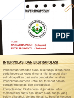 Interpolasi Dan Ekstrapolasi