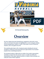 Wvu Baseball Marketing Plan 2016