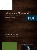 Addams & Montessori