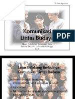 Komunikasi Lintas Budaya