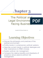 Political and Legal Environment