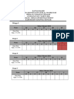 Daftar Hadir Kel - DLH